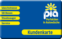 Antrag f&uuml;r pia Kundenkarte